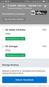 Cara ubah jadwal atau reschedule tiket pesawat di traveloka