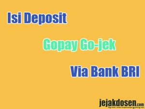 Isi saldo gopay gojek via bank bri Isi saldo gopay gojek via bank bri