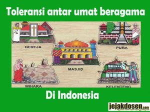 Definisi Toleransi antar umat beragama di Indonesia