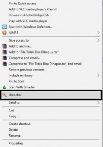 Cara menghapus Folder yang tidak dapat di hapus di windows